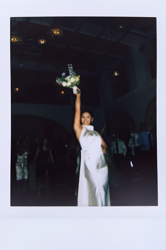wedding polaroid photo